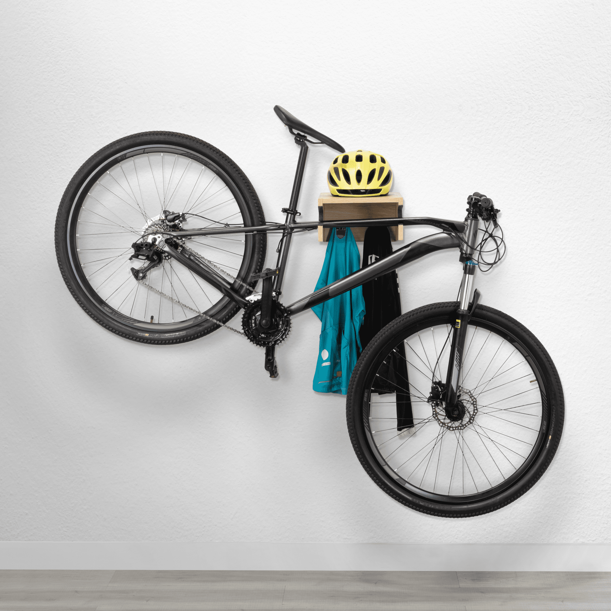 Tuhome - Repisa Soporte De Bicicleta Casper 17x28x35 Cm Rovere
