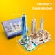 thumbnail image 2 of New York Model Kits Statue Of Liberty Empire State Building Brooklyn Bridge Chrysler Building Toys For Adult, 2 of 4