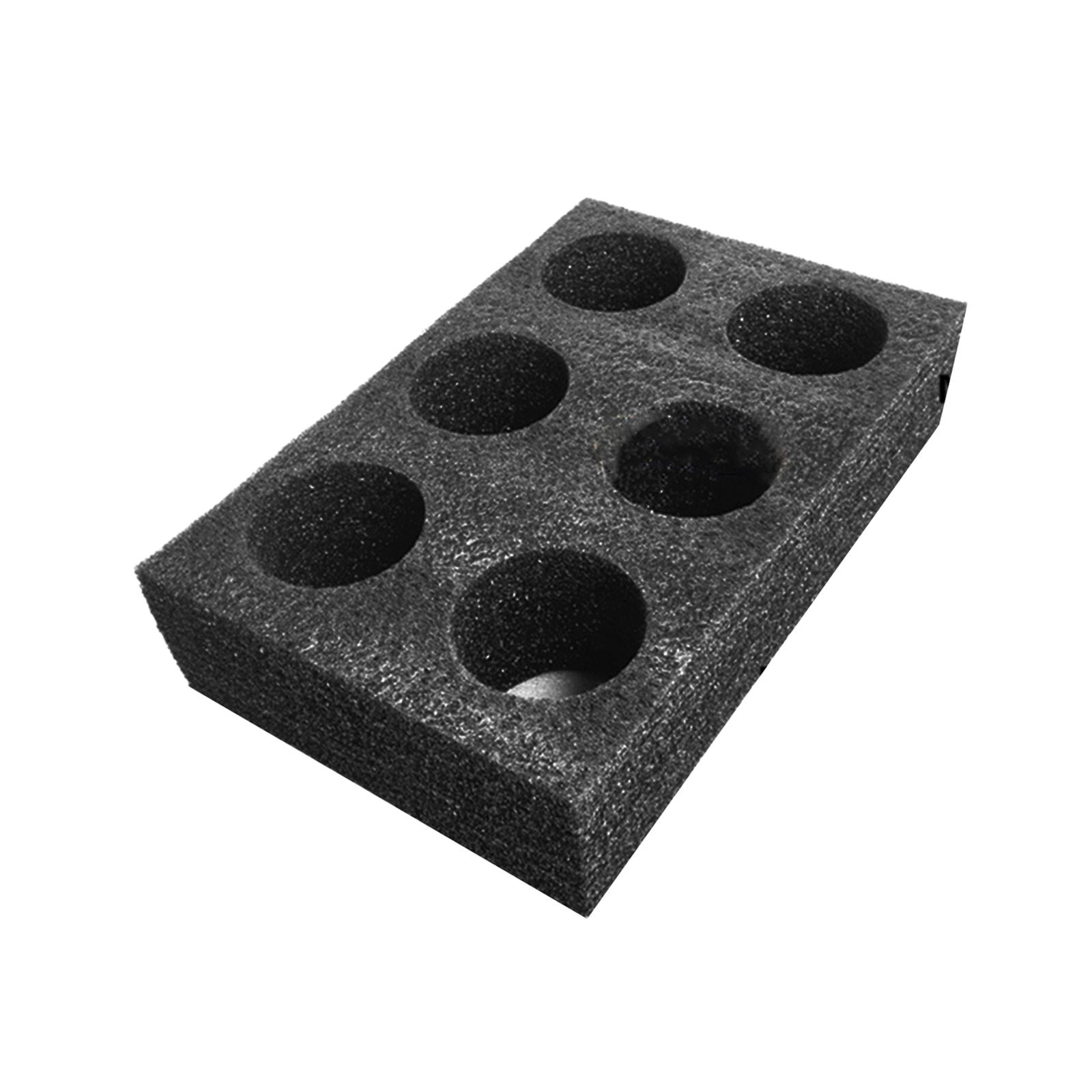 Magideal - Portavasos Con Orificio, Herramienta De Entrega De Bebidas De Café, Bandeja Para Vasos Portátil Reutilizable De Espuma Para Llevar, Orificios Múltiple Seis Hoyos