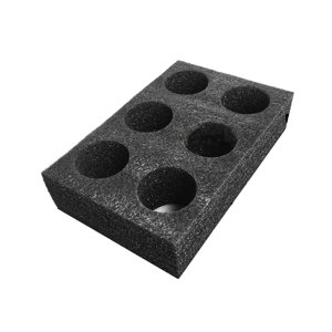 Magideal - Portavasos Con Orificio, Herramienta De Entrega De Bebidas De Café, Bandeja Para Vasos Portátil Reutilizable De Espuma Para Llevar, Orificios Múltiple Seis Hoyos