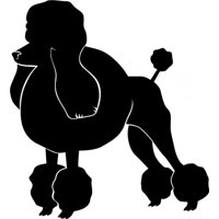 Rienda Libre Graphics - Decomural Poodle Dog Ws-17581