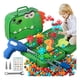 thumbnail image 1 of Kit Construcción Juguete Dinosaurio Niños 450 Piezas Maletín Taladro, 1 of 9