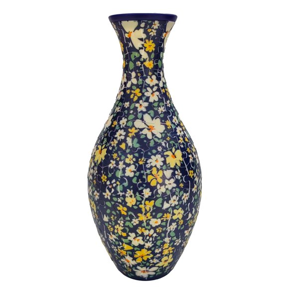 Jarrón de rompecabezas 3D HHSME, jarrón de flores único para adultos con 160 piezas