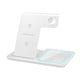 thumbnail image 1 of Soporte De Base De Cargador Rápido Inalámbrico 3 En 1 Para Auriculares De Teléfono Inteligente Iwatch Blanco, 1 of 5