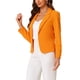thumbnail image 4 of BLAZER DE NEGOCIOS INSPIRE CHIC para mujeres, oficina de trabajo, chaquetas de traje casual elegantes, M Naranja, 4 of 6
