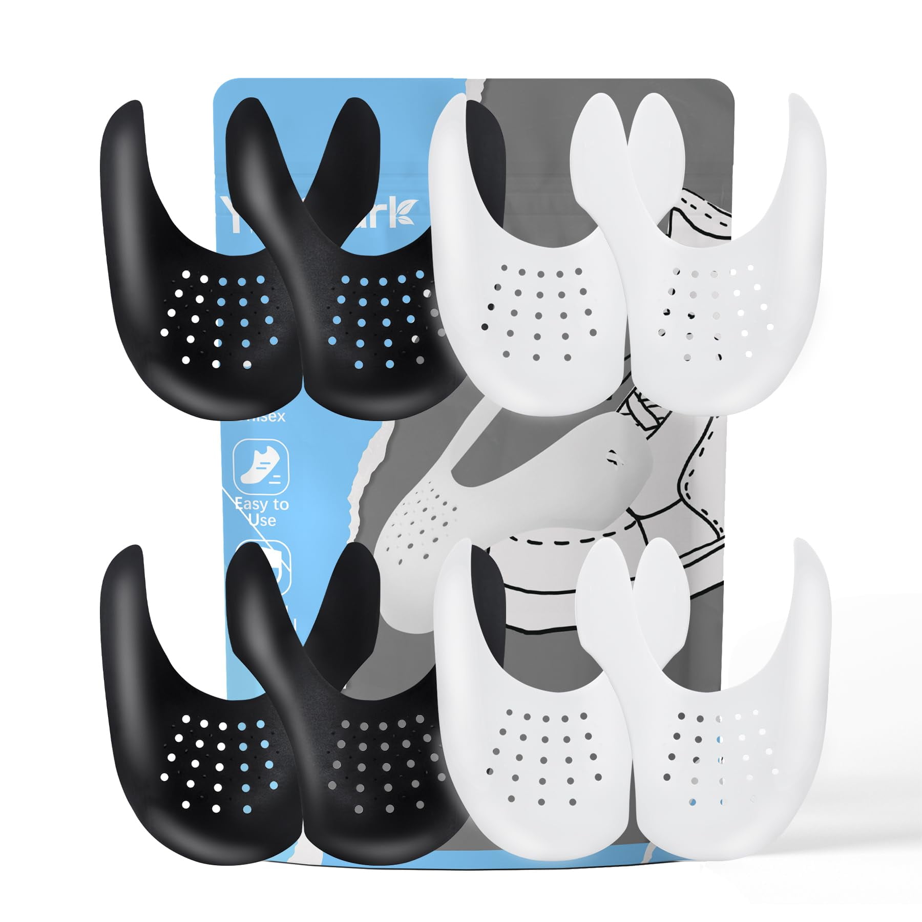 Protector De Pliegues Yolopark Para Zapatillas Af1, 4 Pares