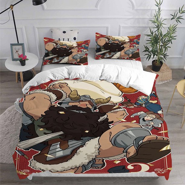 Cartoon Delicious in Dungeon Bedding Sets Comforter Quilt Bed Cover Duvetcover Pillow Case 2-3 Pieces Sets Bedroom Decoration Bed Sheets