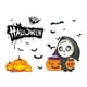 thumbnail image 2 of Calcomanías Para Ventanas, Comedor, Coche, Dormitorio, Halloween, Calcomanías Para Ventanas, Malvado Sosteniendo Una Linterna, 2 of 5