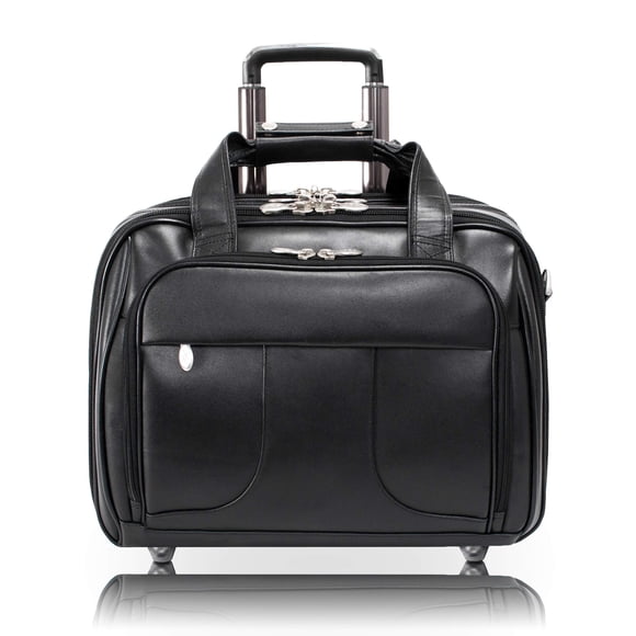 Bolsa para portátil McKlein Chicago de piel de vacuno de grano superior de 17 pulgadas