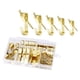 thumbnail image 4 of 130 Uds Perchas para Cuadros Perchas Artísticas Hierro Dorado Práctico 10lb 20lb 30lb 50lb 100lb Ganchos para Cuadros Kit para Colgar Cuadros para Rel, 4 of 5