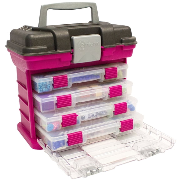 Caja de herramientas portátil Creative Options 1354-83 Small Magenta