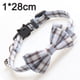 thumbnail image 2 of Pajarita para perro, collar para perro y gato, collar para perro con hebilla a cuadros, suave y cómodo para perros y gatos, 2 of 5