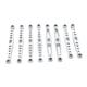 thumbnail image 2 of Enlace De Dirección 8PCS Para ZP1001 ZP1002 ZP1003 ZP1004 1/10 RC CAR DIY Accesorio Silver, 2 of 3