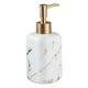 thumbnail image 5 of Dispensador De Jabón Con Textura De Mármol, Bomba De Botella De Loción Para Hotel, Cocina, Baño, Blanco, 5 of 5