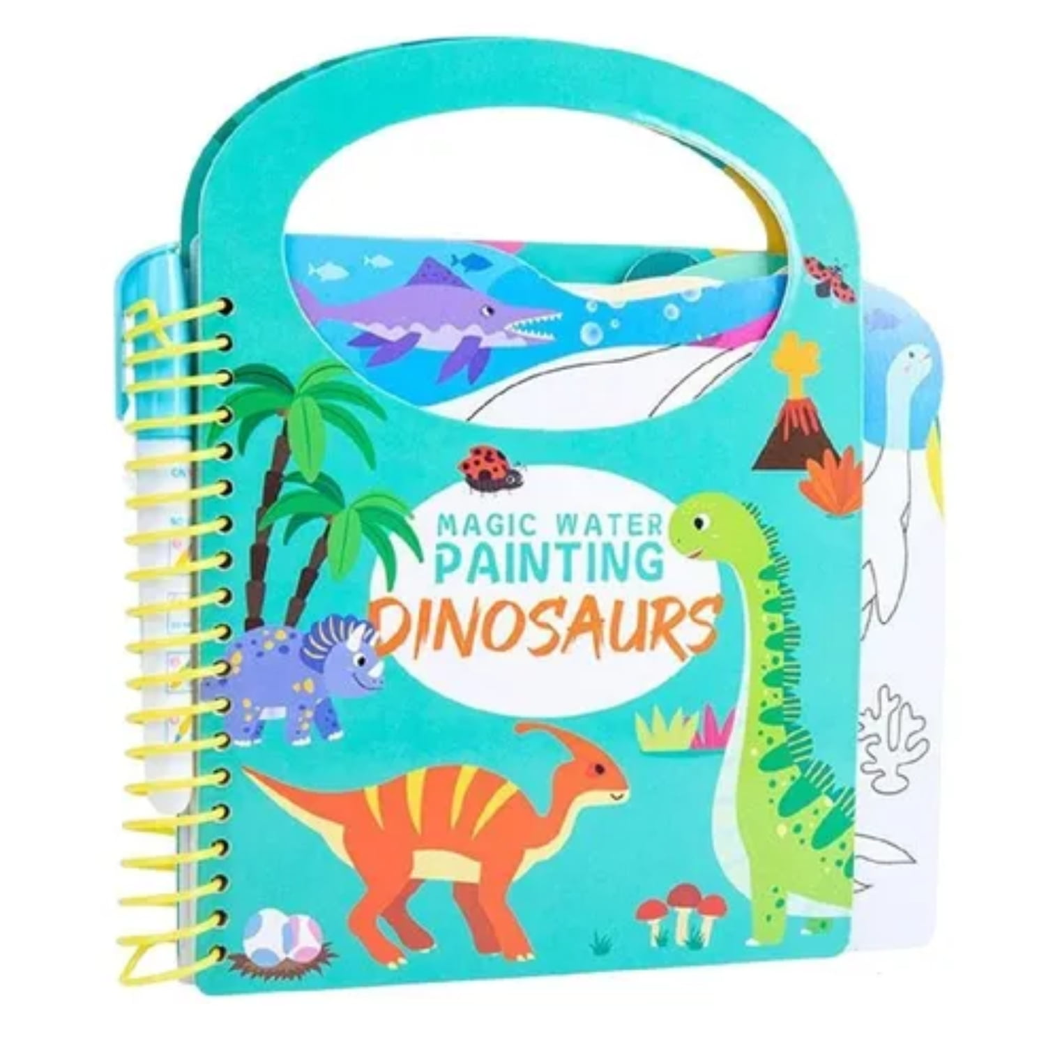 Crusec - Libro Mágico Cuaderno Didáctico Niños Para Pintar Con Agua