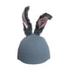 thumbnail image 3 of Cubierta para casco de esquí de nieve, gorro tejido, decoración suave para mujeres y hombres, Orejas de conejo creativas y cálidas, decoración para ca Gris, 3 of 5