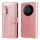 thumbnail image 2 of Funda con Cremallera para Huawei Mate 60 Pro, Carcasa Cartera de Cuero PU con Soporte y Tarjetero, 2 of 6
