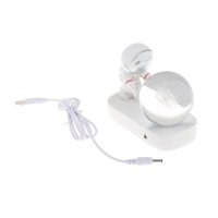 Ioensy - Luz De Noche De Bola De Cristal Para Lámpara De Globo De Cristal Para Niños, Decoración De Escritorio, Guardería, Galaxia Lechosa