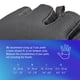 thumbnail image 3 of Guantes adidas Essential ajustables azules para entrenamiento, 3 of 4