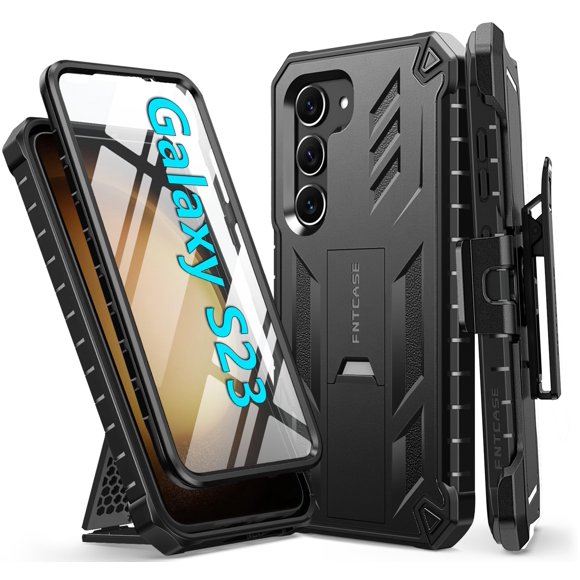 Funda FNTCASE Galaxy S23 con Clip de Cinturón y Protector de Pantalla