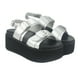 thumbnail image 5 of Sandalia Chalada Mujer Viru-31 Plateado Plataforma, 5 of 6