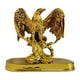 thumbnail image 3 of Estatuilla De águila, Arte, Artesanía Moderna, Escultura Animal Para Estantería, Fiesta, Oficina, Dorado, 3 of 5