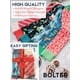 thumbnail image 4 of Calcetines de vestir Bolter de Navidad, 6 unidades, altura redondeada, para hombre, 4 of 6