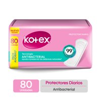 Protector Diario Antibacterial 80 Un Kotex