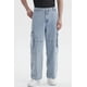 thumbnail image 1 of Jeans Hombre Baggy Cargo Moto Azul, 1 of 4