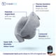 thumbnail image 4 of Almohada cervical TRAVELREST Nest de espuma viscoelástica Travel Essentials, 4 of 8