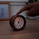 thumbnail image 4 of Reloj despertador analógico de madera con función de repetición - Reloj retro con luz de alarma en el dial - Reloj de mesa de madera vintage silencioso sin, 4 of 8