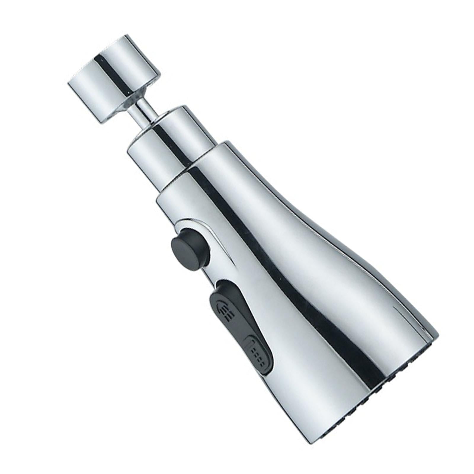 Magideal - Aireador De Grifo Universal, Ahorro De Agua, 3 Modos, Extensor De Grifo De Repuesto Ajustable Para , Cocina, Fregadero, Inodoro, Accesorios Para Plata