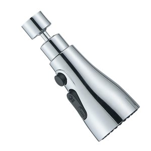 Magideal - Aireador De Grifo Universal, Ahorro De Agua, 3 Modos, Extensor De Grifo De Repuesto Ajustable Para , Cocina, Fregadero, Inodoro, Accesorios Para Plata