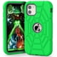 thumbnail image 1 of Funda Grifobes para iPhone 12/12 Pro de 6.1 pulgadas a prueba de golpes verde+gris, 1 of 7