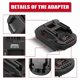 thumbnail image 3 of Adaptador Convertidor de Herramientas Eléctricas para Hilti 22V B22 Batería Li-ion para DE*walt 20V Herramientas Eléctricas, 3 of 4