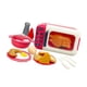thumbnail image 4 of 17 Piezas De Juguetes De Microondas Para Niños, Juego De Simulación, Decoración, Utensilios De Cocina Para Niñas Y Niños, Color Rojo, 4 of 5