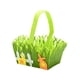 thumbnail image 4 of Cesta De Dulces De Huevo De Pascua Con Asa, Cestas De Juguetes De Tela No Tejida, Conejito Naranja, 4 of 5
