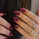 thumbnail image 4 of Press on Nails SXVME rosa violáceo cromado medio almendra, 4 of 9