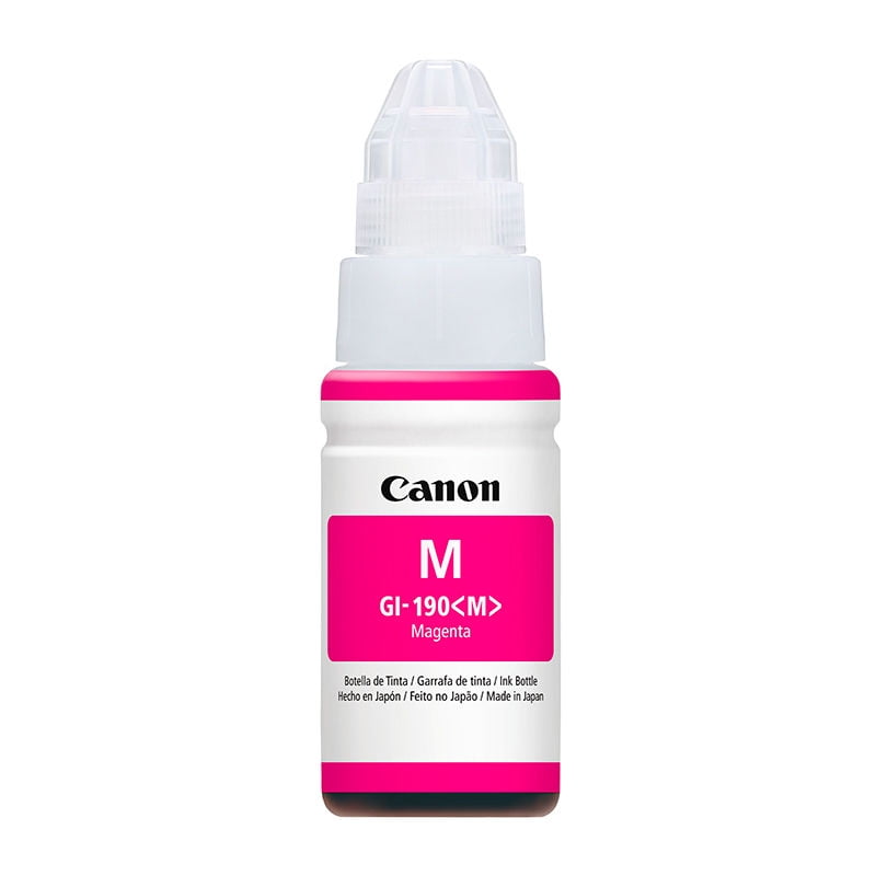 Canon - Botella De Tinta Original Gi-190 M Lam Magenta
