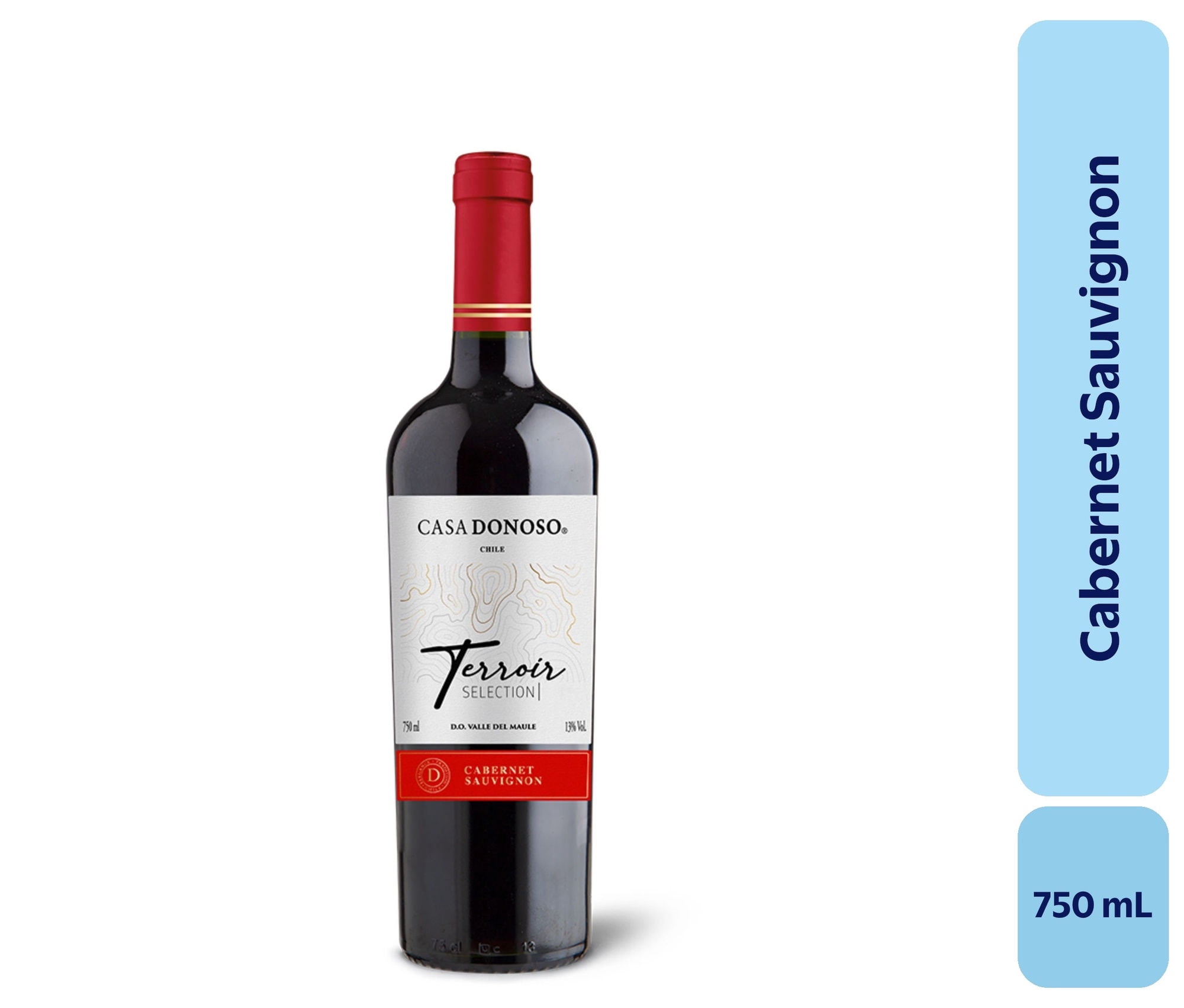 Vino Cabernet Sauvignon Botella 750 mL Casa Donoso