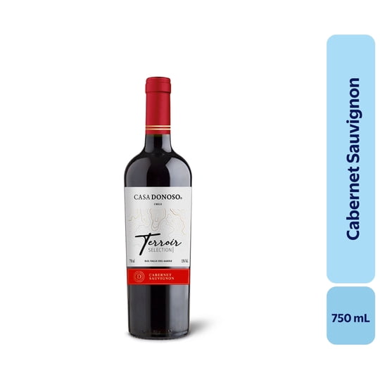 Vino Cabernet Sauvignon Botella 750 mL Casa Donoso