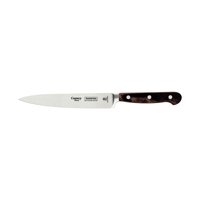 Cuchillo Utility Tramontina Century Wood Con Lámina De Acero Inoxidable Y Mango De Madera Tratada Castaño 6""
