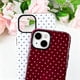 thumbnail image 5 of Funda DuiDuiQ para iPhone 13/14 de 6,1" blanca con lunares, 5 of 9