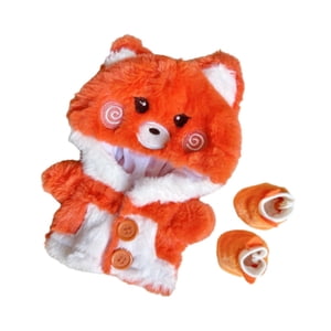 Bothyi - Ropa De Peluche Para Muñecas, Elegante Y Adorable, Con Capucha Para Muñecas De 20 Cm, Color Naranja