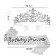 thumbnail image 2 of Kit de tiara de cristal y banda para cumpleaños, coronas para mujer, banda para decoración de cumpleaños, diadema con diamantes de imitación, 2 of 5