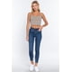 thumbnail image 3 of Top CCwholesalesclothings Algodón Spandex Verde Ostra, 3 of 5