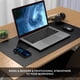thumbnail image 5 of Protector de escritorio de piel sintética de doble cara, alfombrilla grande para ratón, tapete de escritura, impermeable, organizador para escritorio, decoración de mesa para oficina, hogar y juegos (, 5 of 6