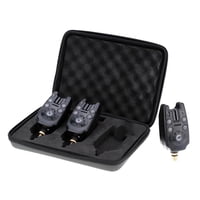 Xusx111 - Conjunto De Indicadores De Alarma De Mordedura De Pesca Alarmas De Pesca Led 3 Bastones De Aluminio Extensibles Con Bolsa De Herramientas Impermeable, Bastones De Pesca Conjunto De Bastones