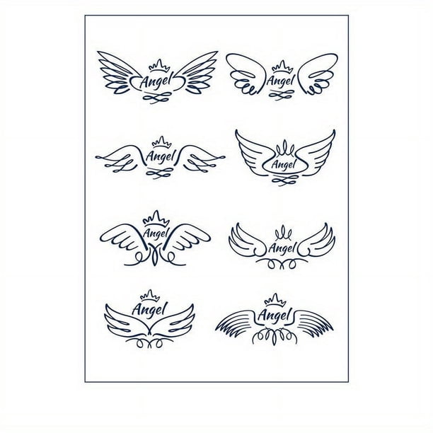 Angel Letters, Love Clover Semi-permanent Girls' Clavicle Arm Tattoo