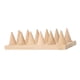 thumbnail image 4 of Soporte De Anillo En Forma De Cono, Adorno Duradero De Madera Para El Hogar, Tienda Minorista, Tocador, 12 Ranuras, 4 of 5